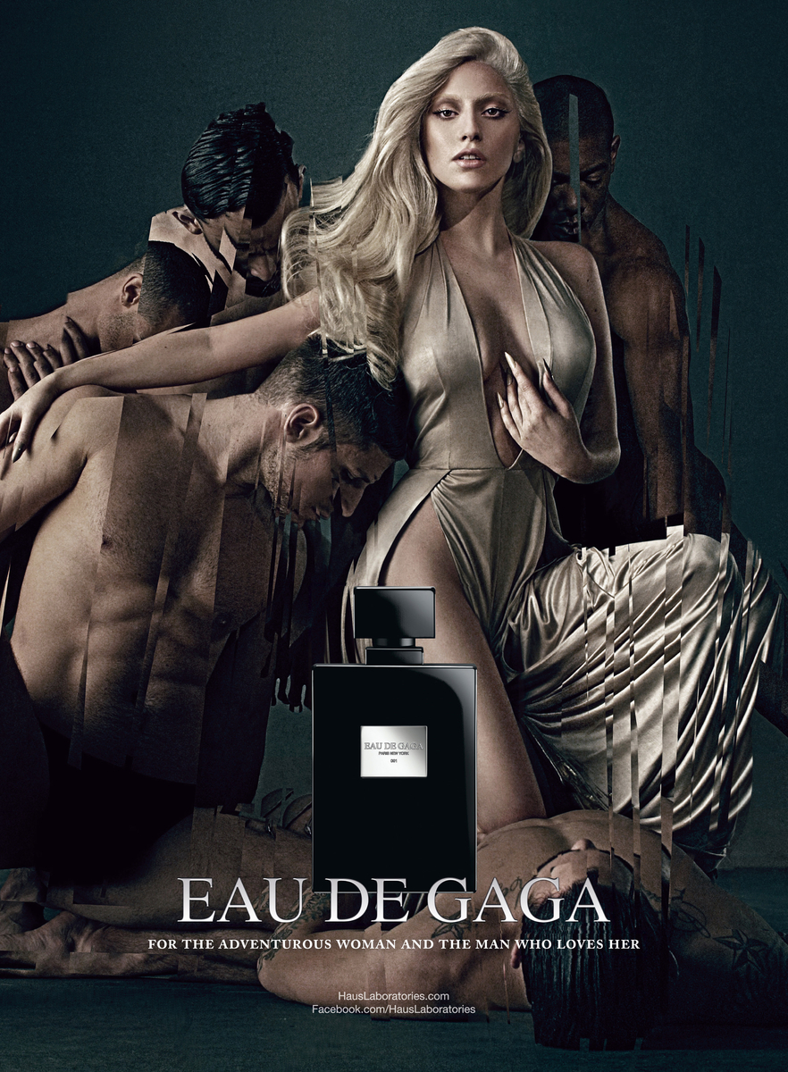 EAU De Gaga Print Ads [Steven Klein]