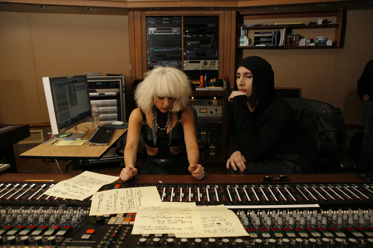 Lady GaGa working with Marylin Manson
