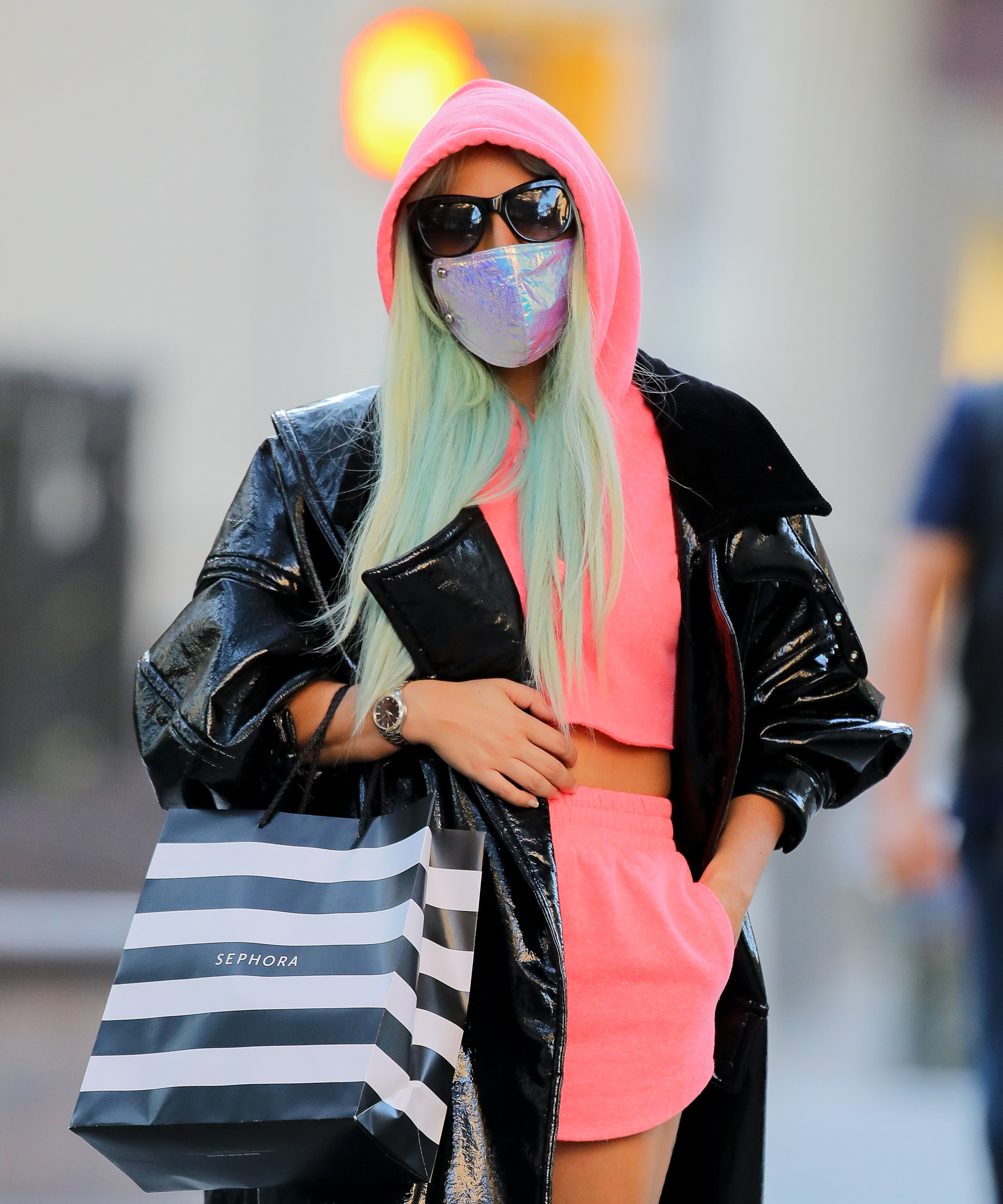 Lady Gaga spotted back in New York looking like the epitome of chic summer